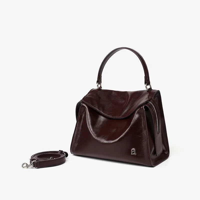 Trendora™ Sac à Main Élégance – Noir, Beige, Burgundy & Brown